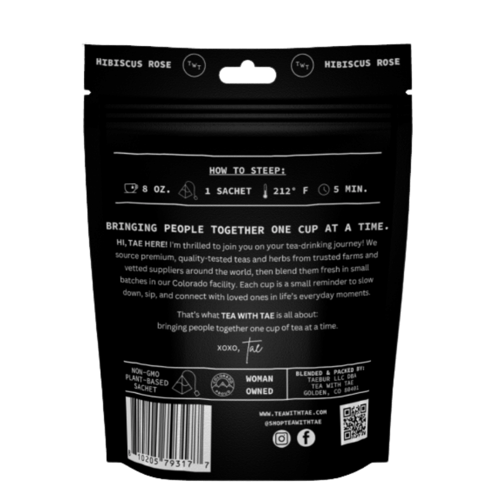 Hibiscus Rose Hot Tea Pouch