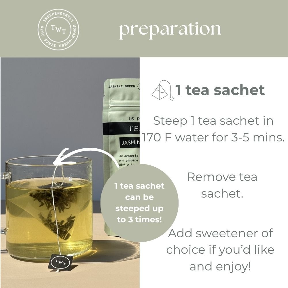 Jasmine Green Hot Tea Pouch