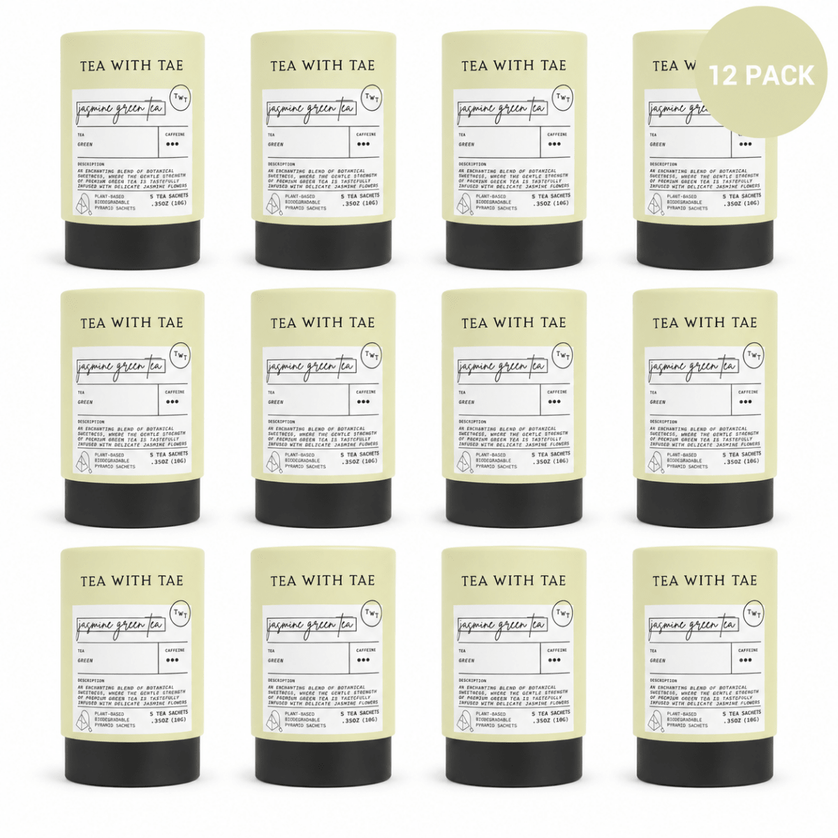 Jasmine Green Tea Mini Tea Tube (5 tea bags)