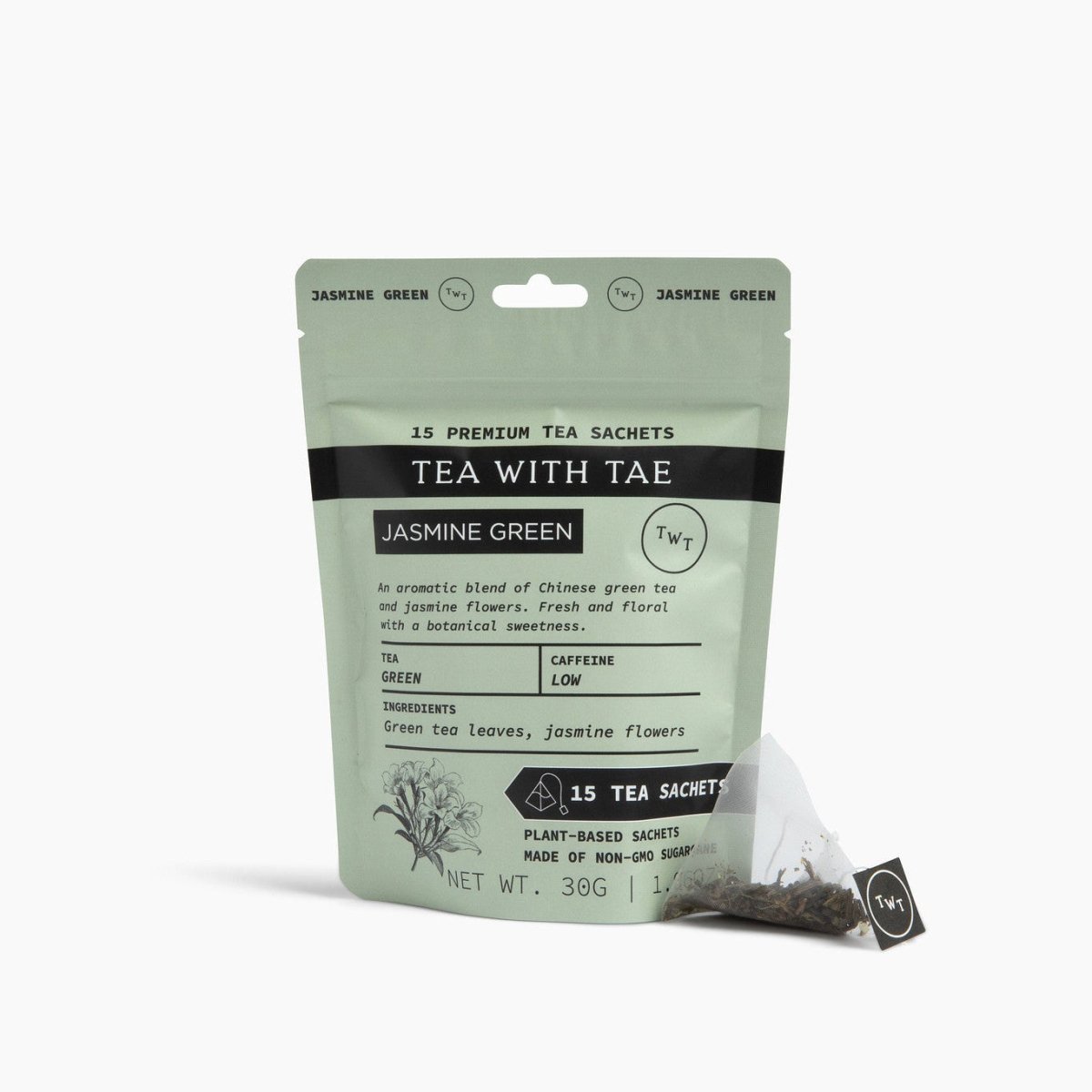 Jasmine Green Hot Tea Pouch
