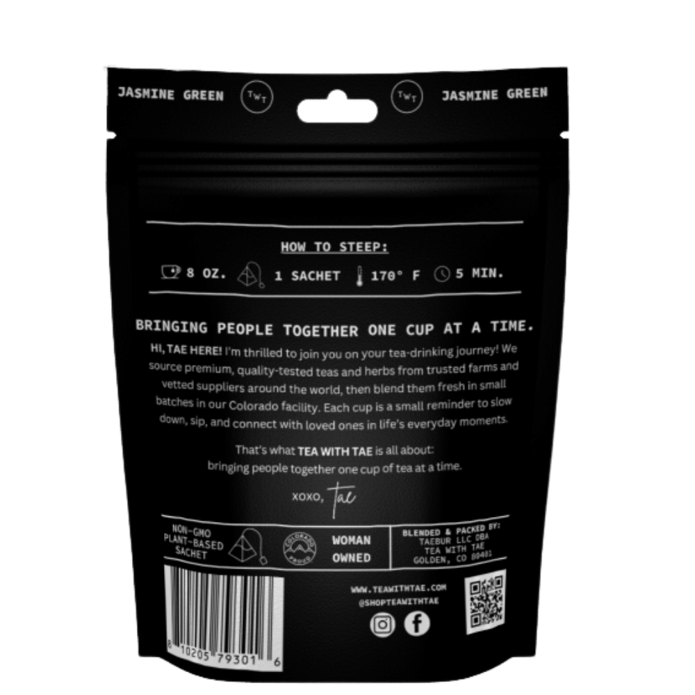 Jasmine Green Hot Tea Pouch