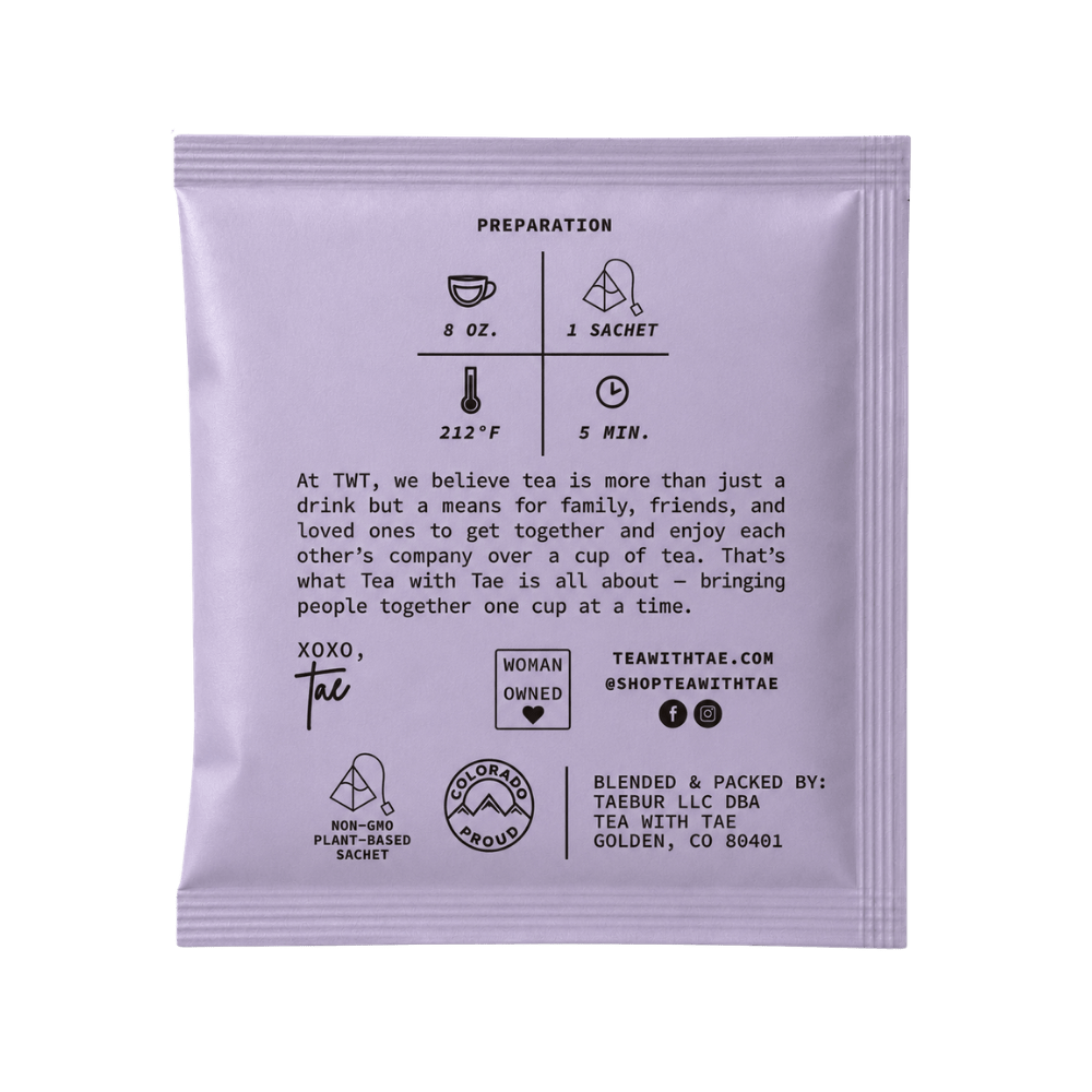 Lavender Earl Grey 50 ct. Overwrap Bag