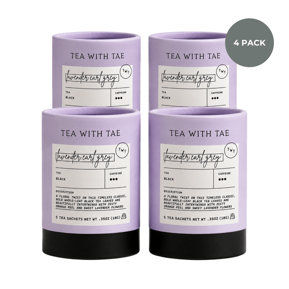 Lavender Earl Grey Mini Tea Tube (5 tea bags)