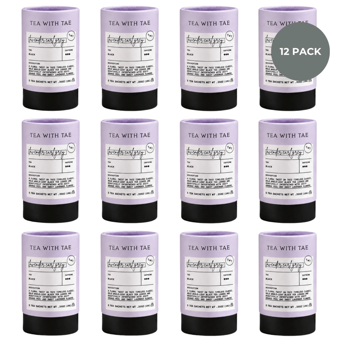 Lavender Earl Grey Mini Tea Tube (5 tea bags)