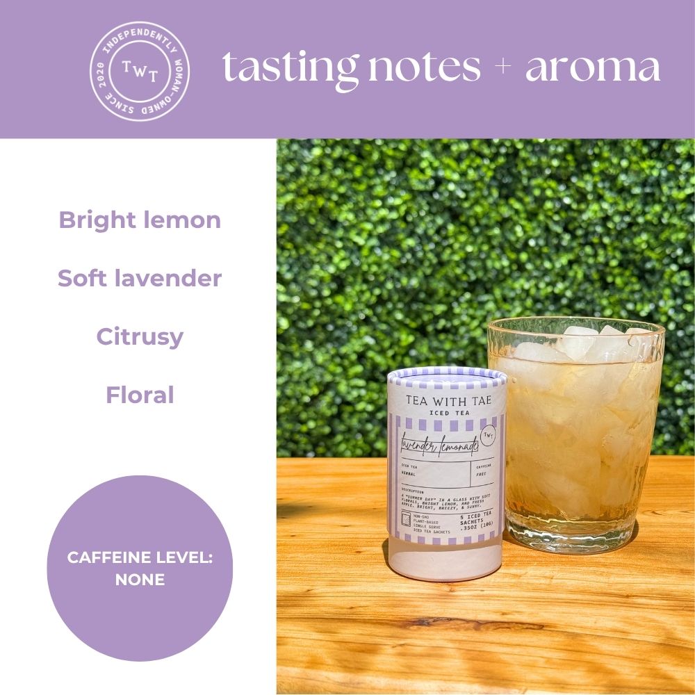 Lavender Lemonade Iced Mini Tea Tube (5 iced sachets)