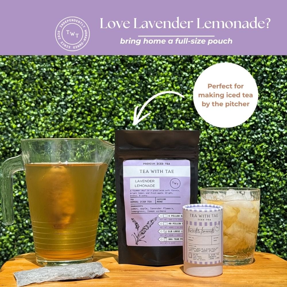 Lavender Lemonade Iced Mini Tea Tube (5 iced sachets)