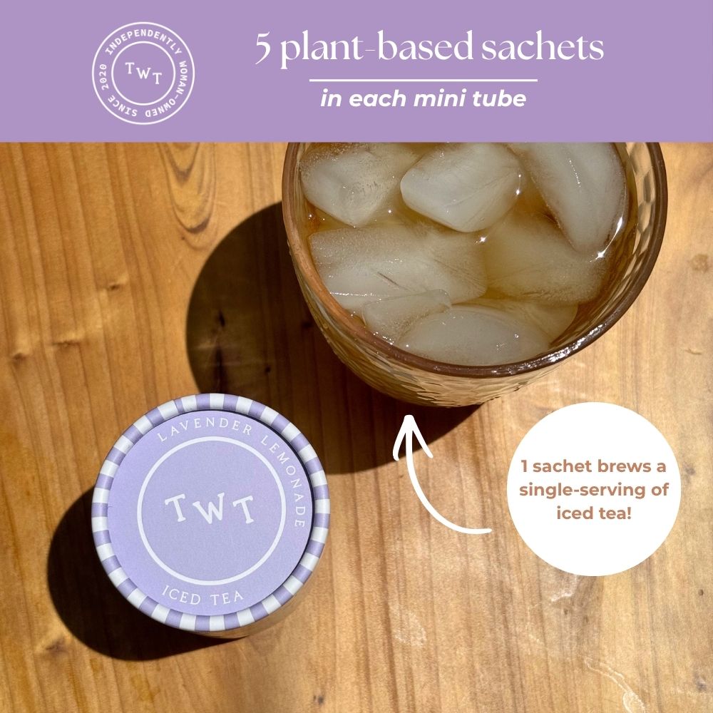 Lavender Lemonade Iced Mini Tea Tube (5 iced sachets)