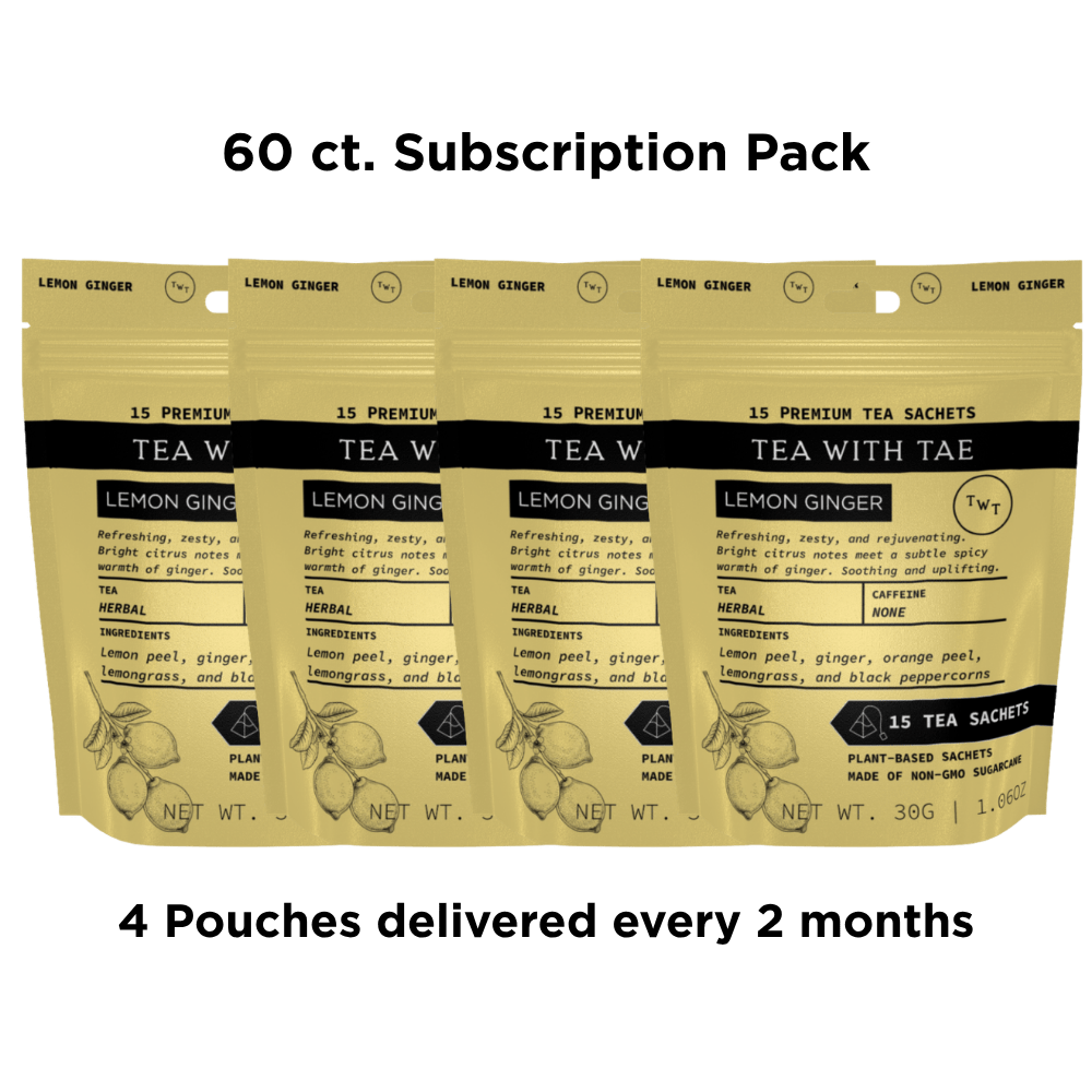 Lemon Ginger Hot Tea  Pouch