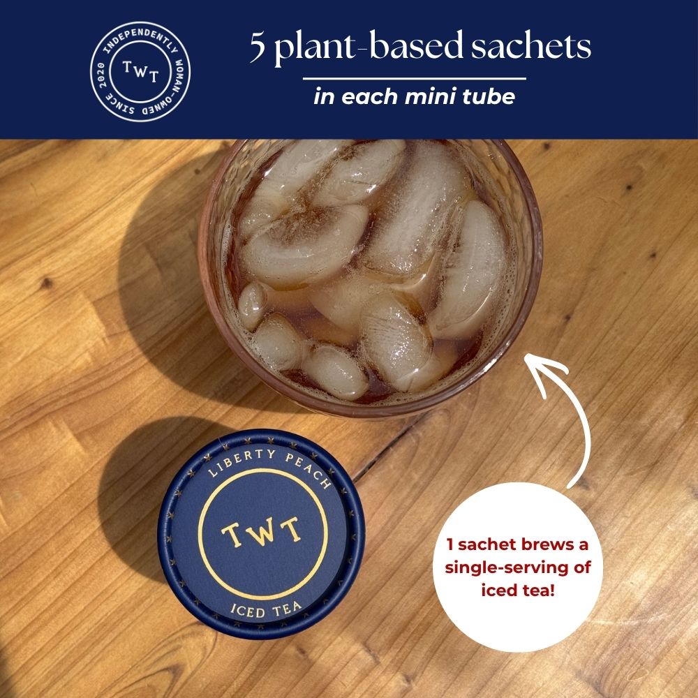 Liberty Peach Iced Mini Tea Tube (5 iced sachets)
