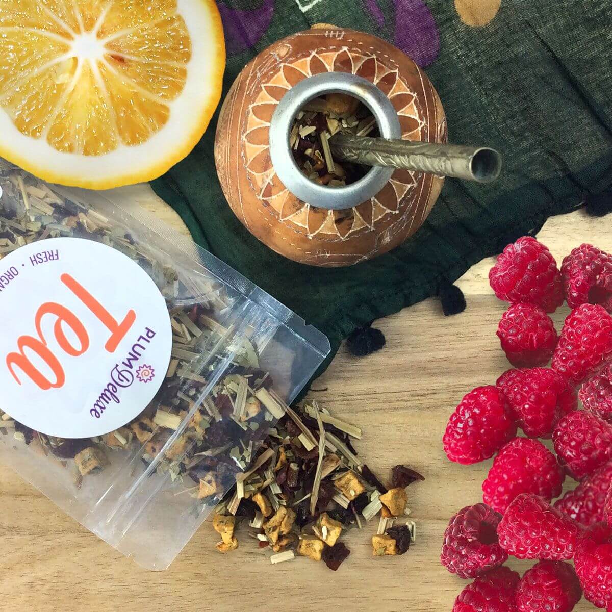 Raspberry Revitalizer Lemon Mate Tea
