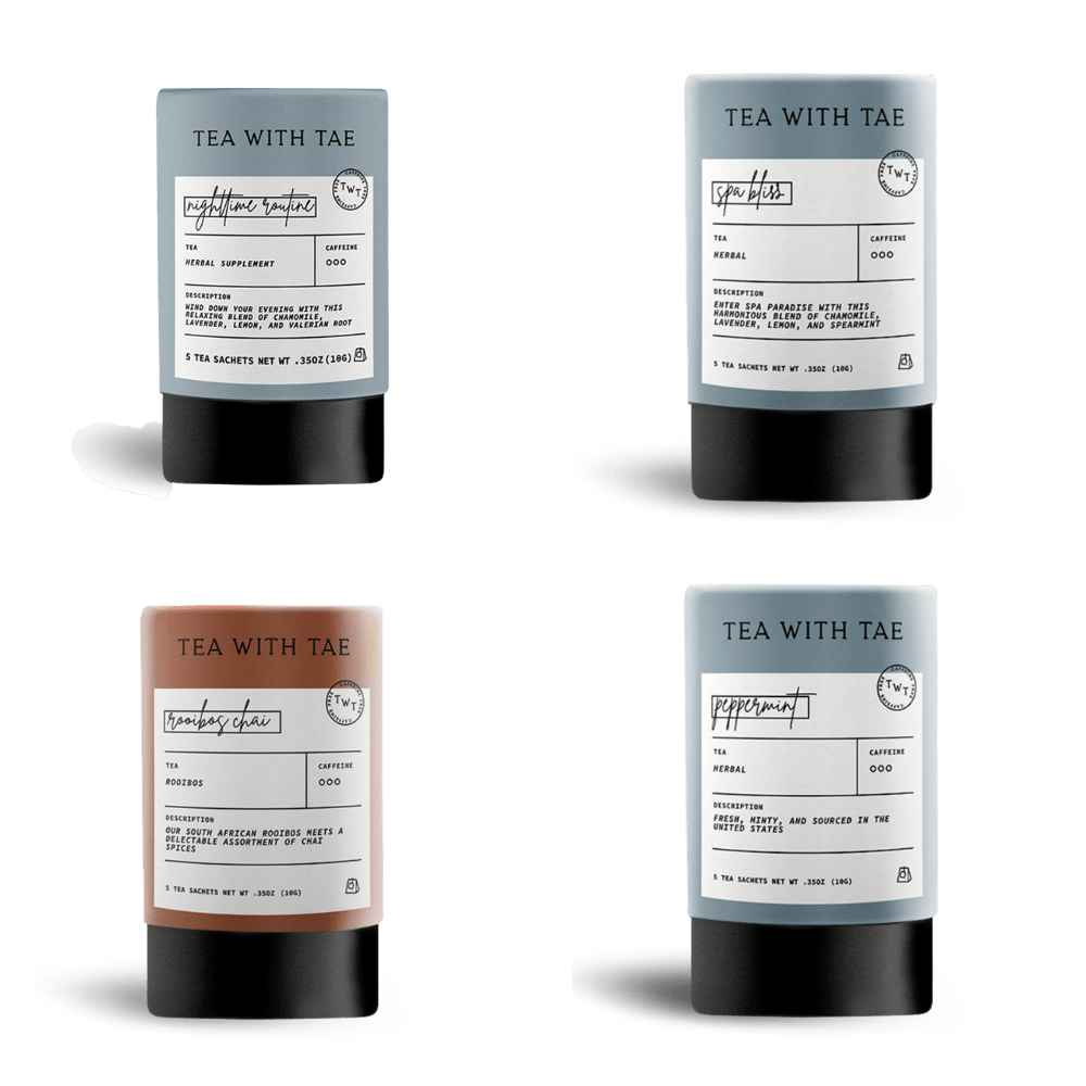Mini Tea Tube 4-Pack Bundles
