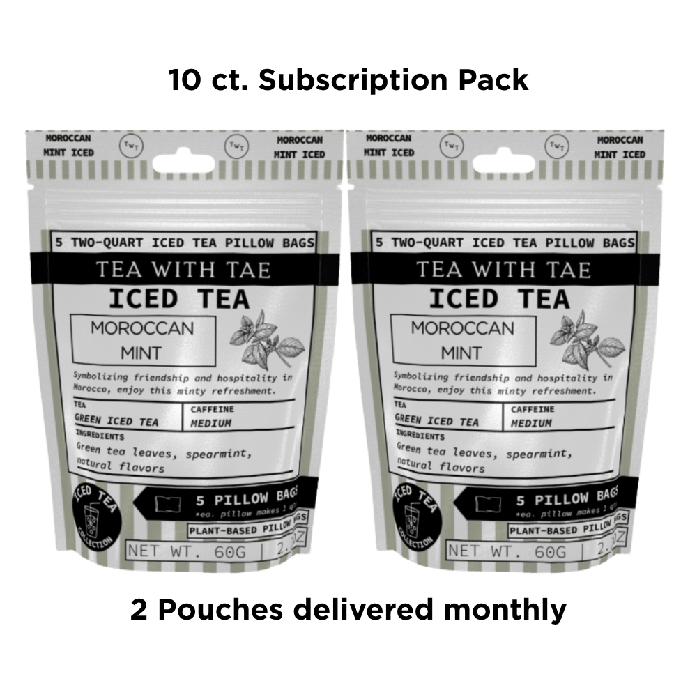 Moroccan Mint Green Iced Tea Pouch