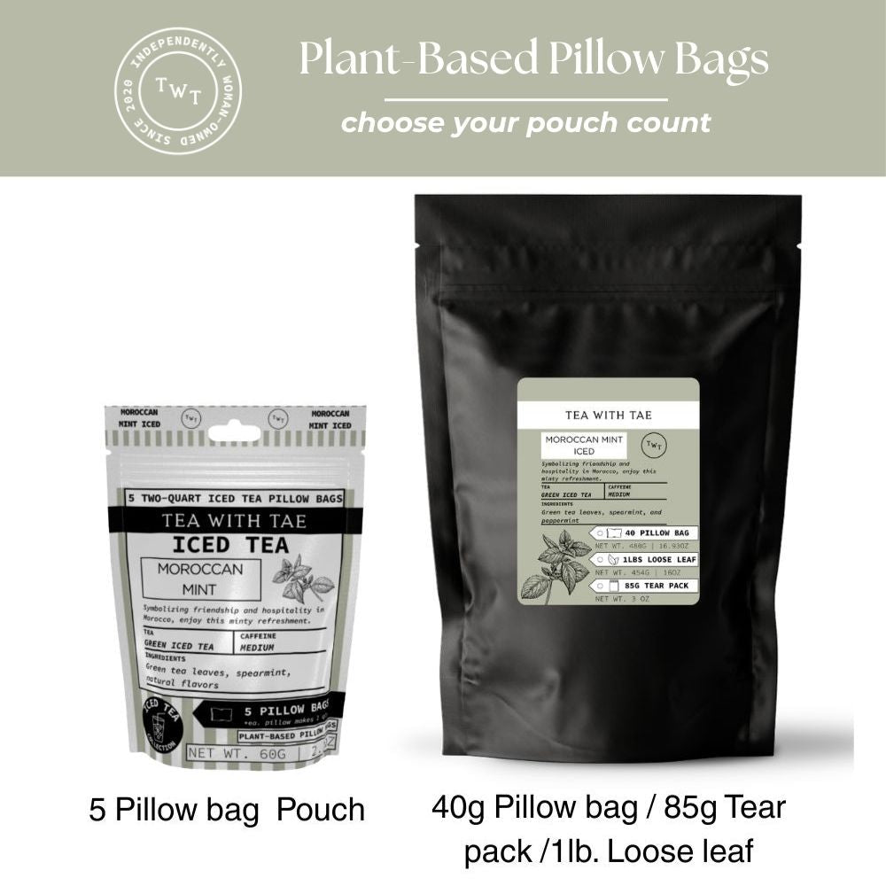 Moroccan Mint Green Iced Tea Pouch
