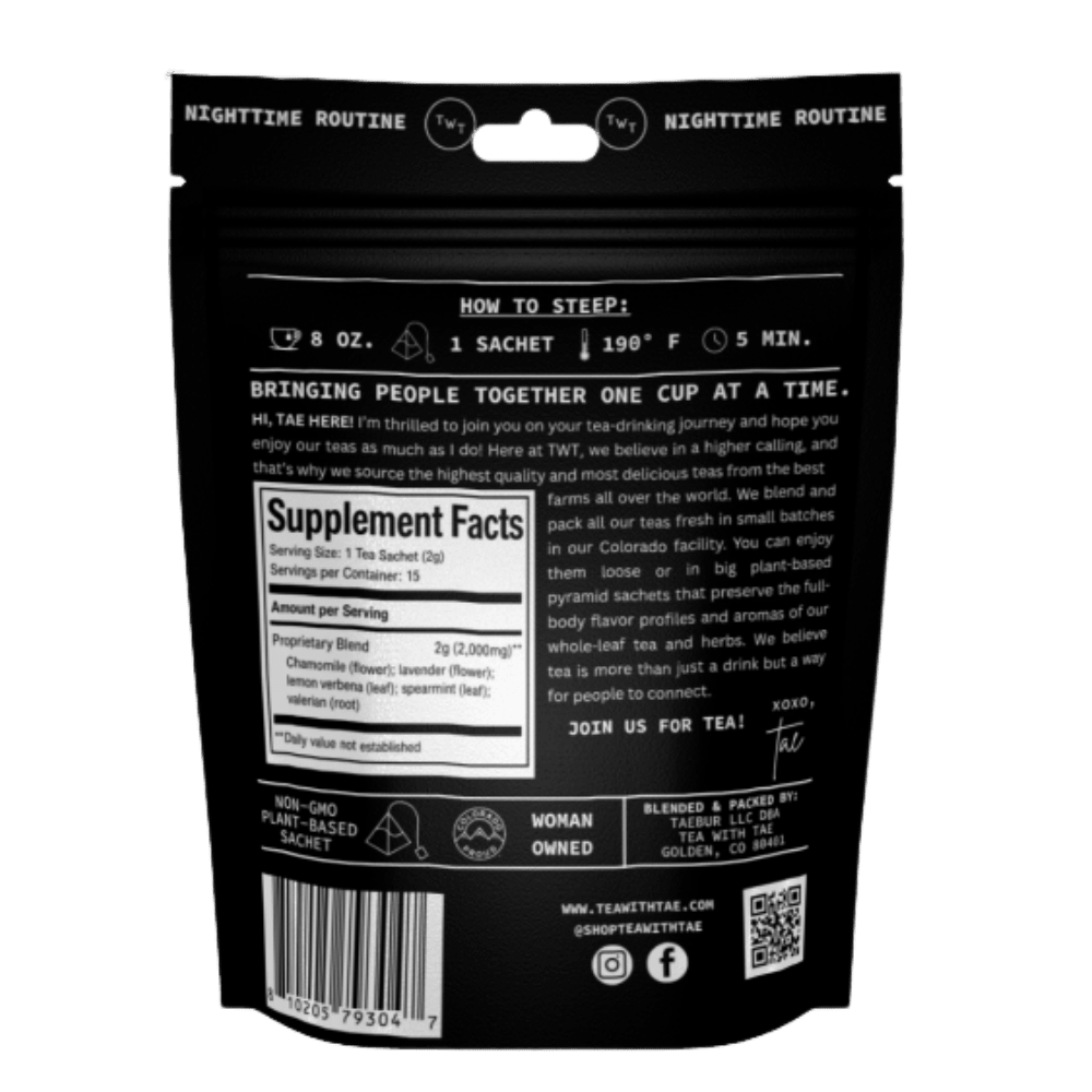 Nighttime Routine Hot Tea Pouch