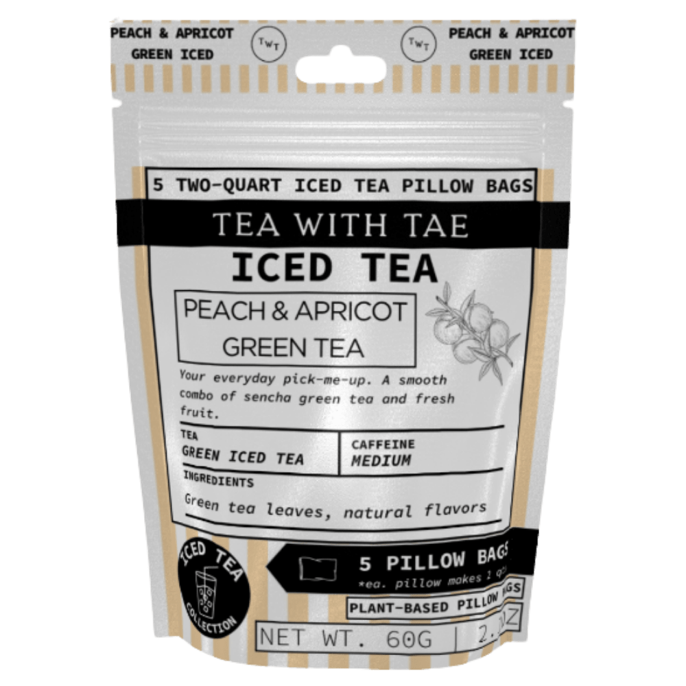 Peach & Apricot Green Iced Tea Pouch