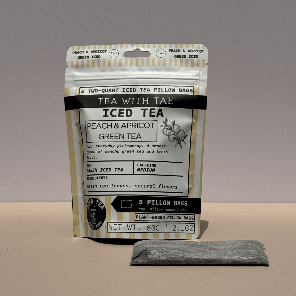 Peach & Apricot Green Iced Tea Pouch