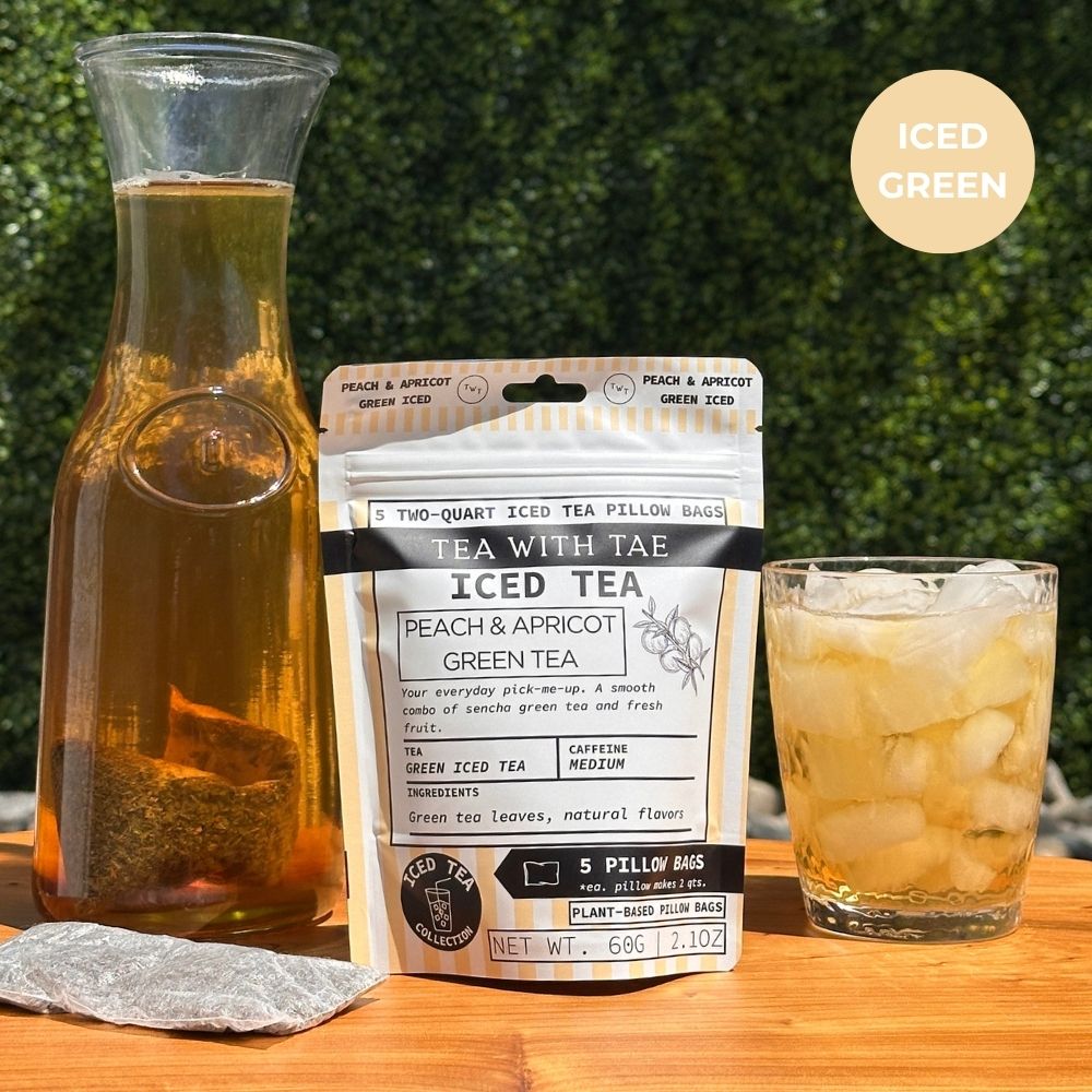 Peach & Apricot Green Iced Tea Pouch
