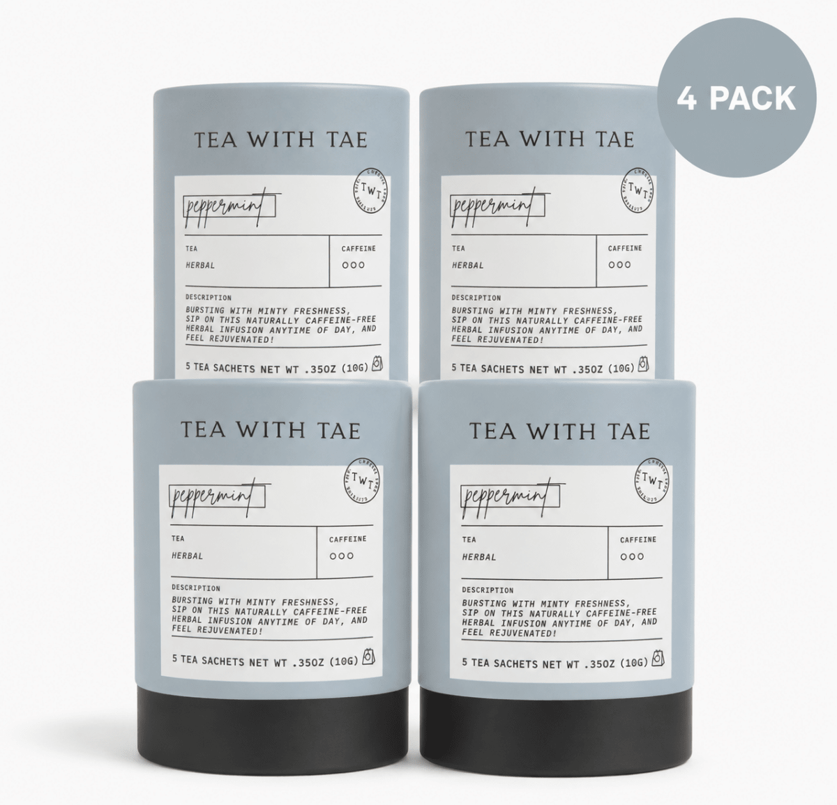 Peppermint Mini Tea Tube (5 tea bags)