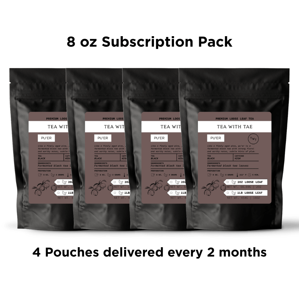 Pu'er Loose Leaf Hot Tea Pouch (2oz. or 1lb.)