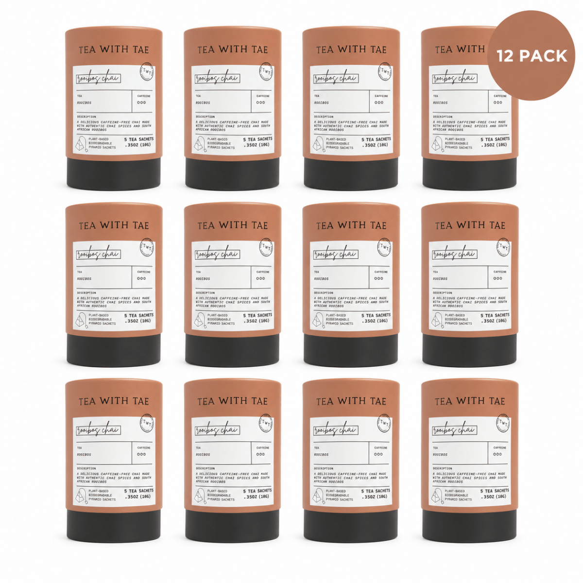 Rooibos Chai Mini Tea Tube (5 tea bags)