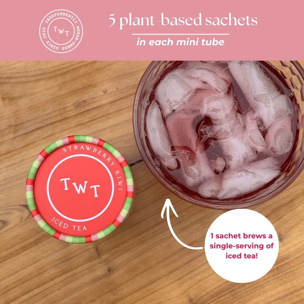 Strawberry Kiwi Iced Mini Tea Tube (5 iced sachets)