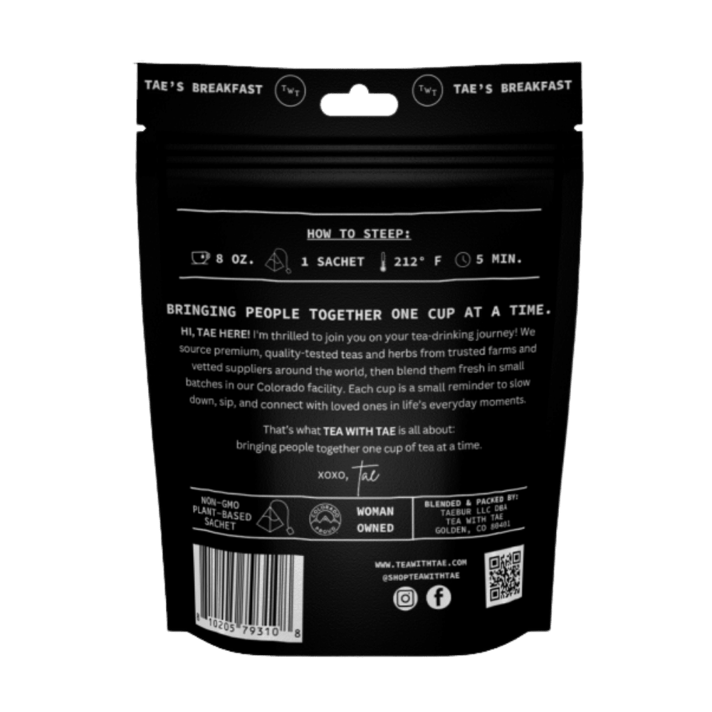 Tae's Breakfast Hot Tea Pouch