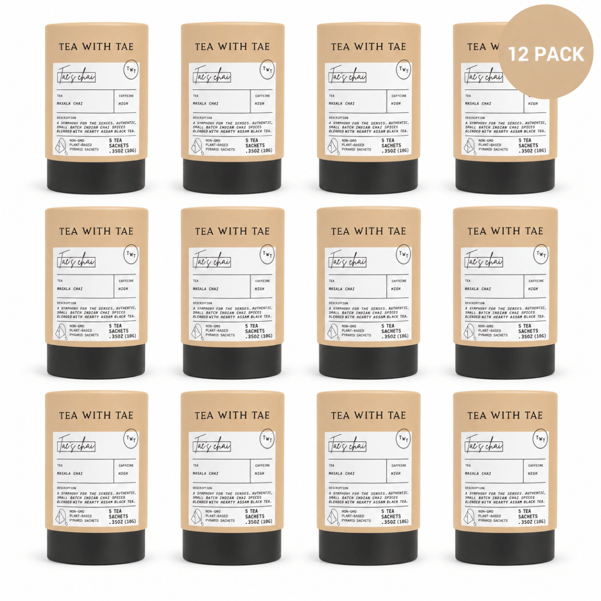 Tae's Chai Mini Tea Tube (5 tea bags)