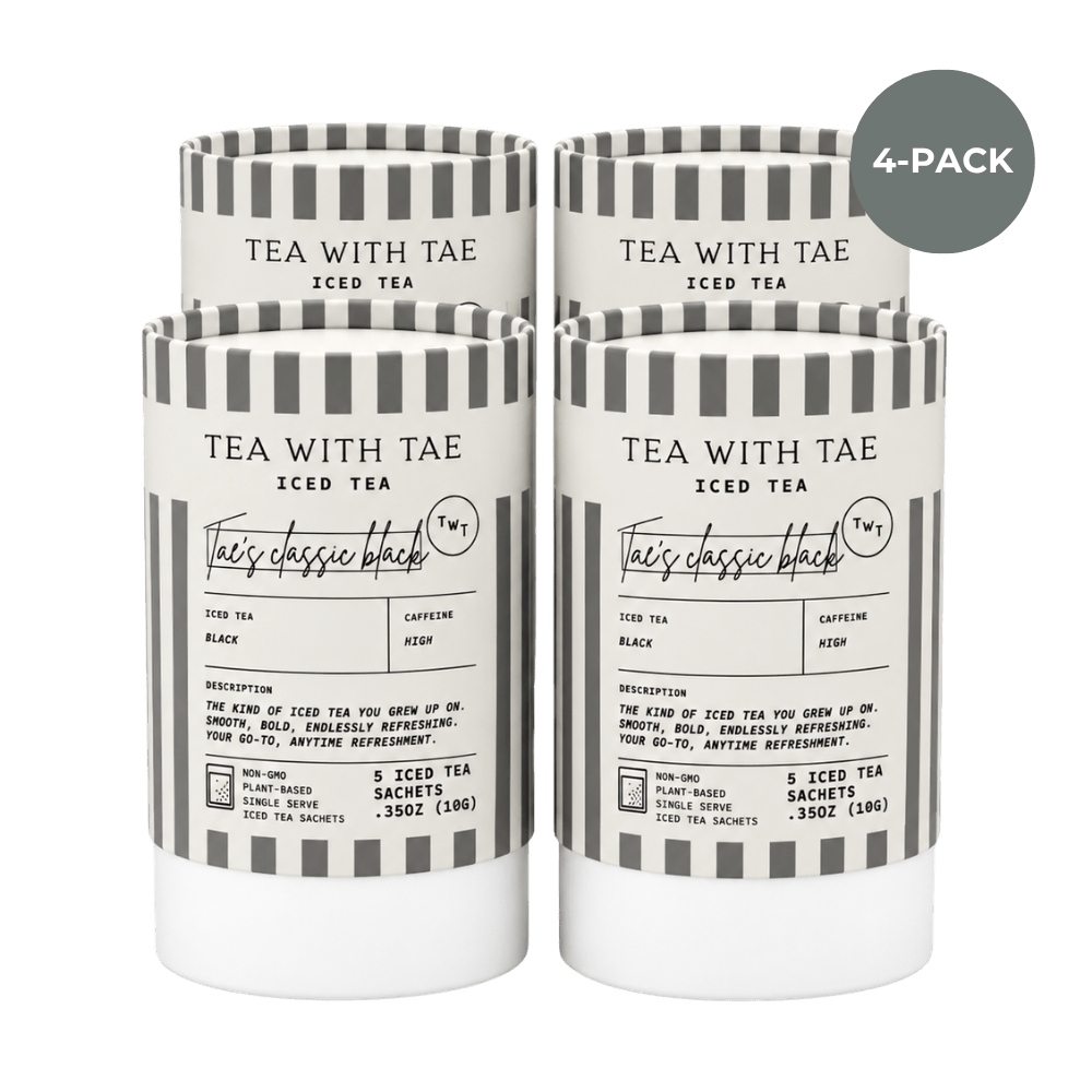 Tae's Classic Black Iced Mini Tea Tubes (5 iced sachets)