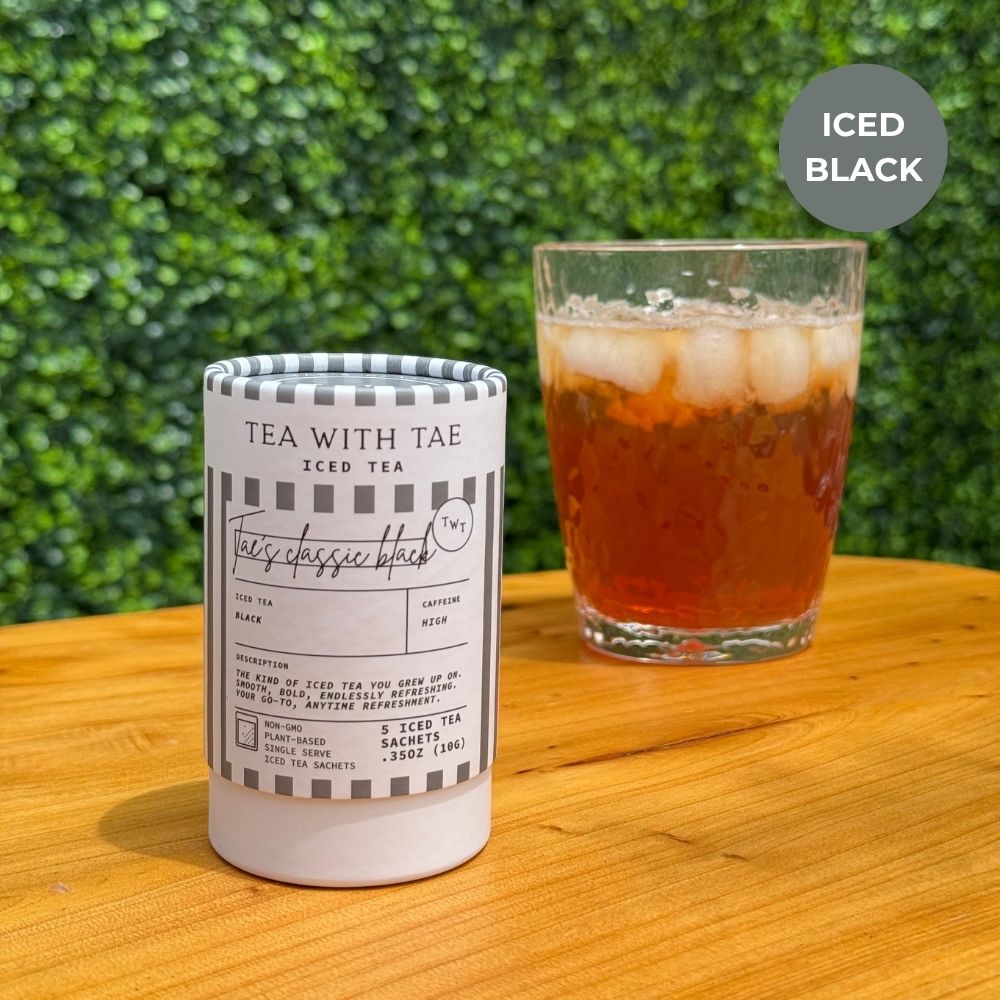 Tae's Classic Black Iced Mini Tea Tubes (5 iced sachets)