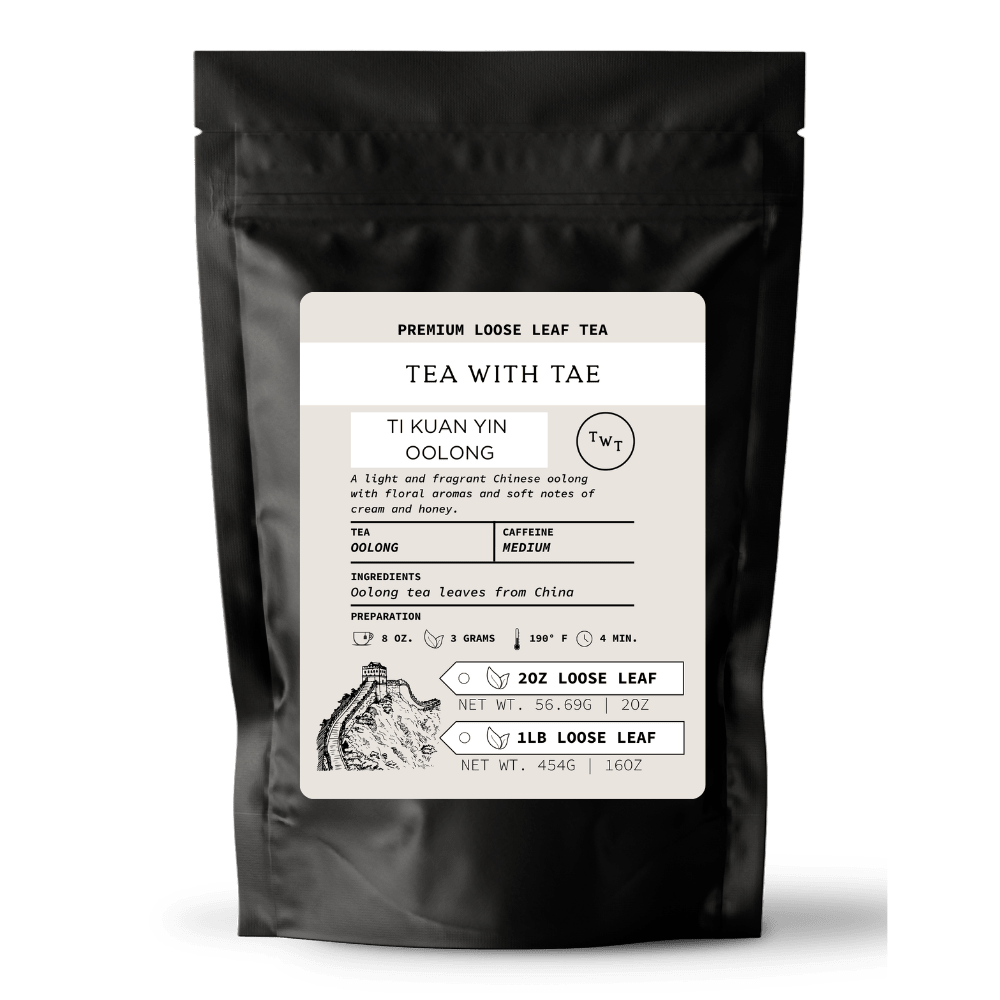 Ti Kuan Yin Oolong Loose Leaf Tea Pouch (2oz. or 1lb.)