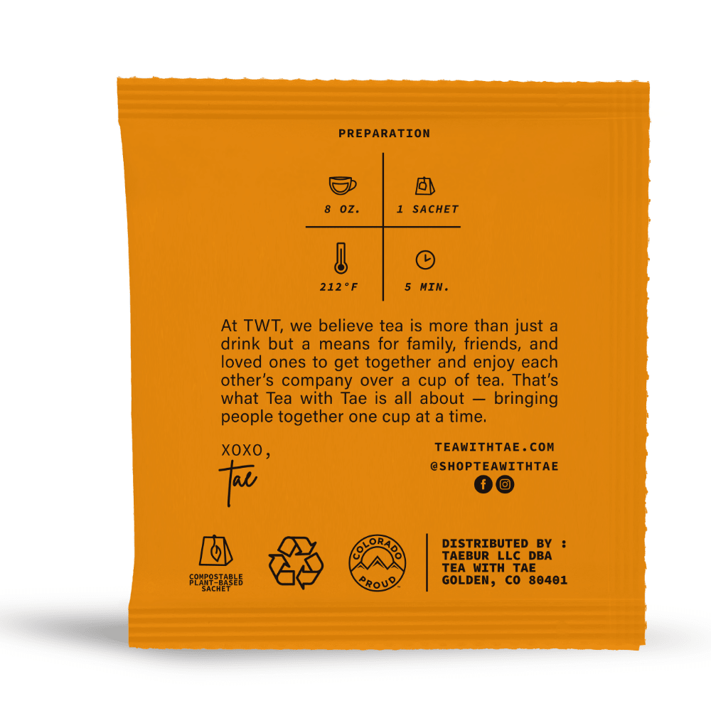 Turmeric Ginger 50 ct. Overwrap Bag