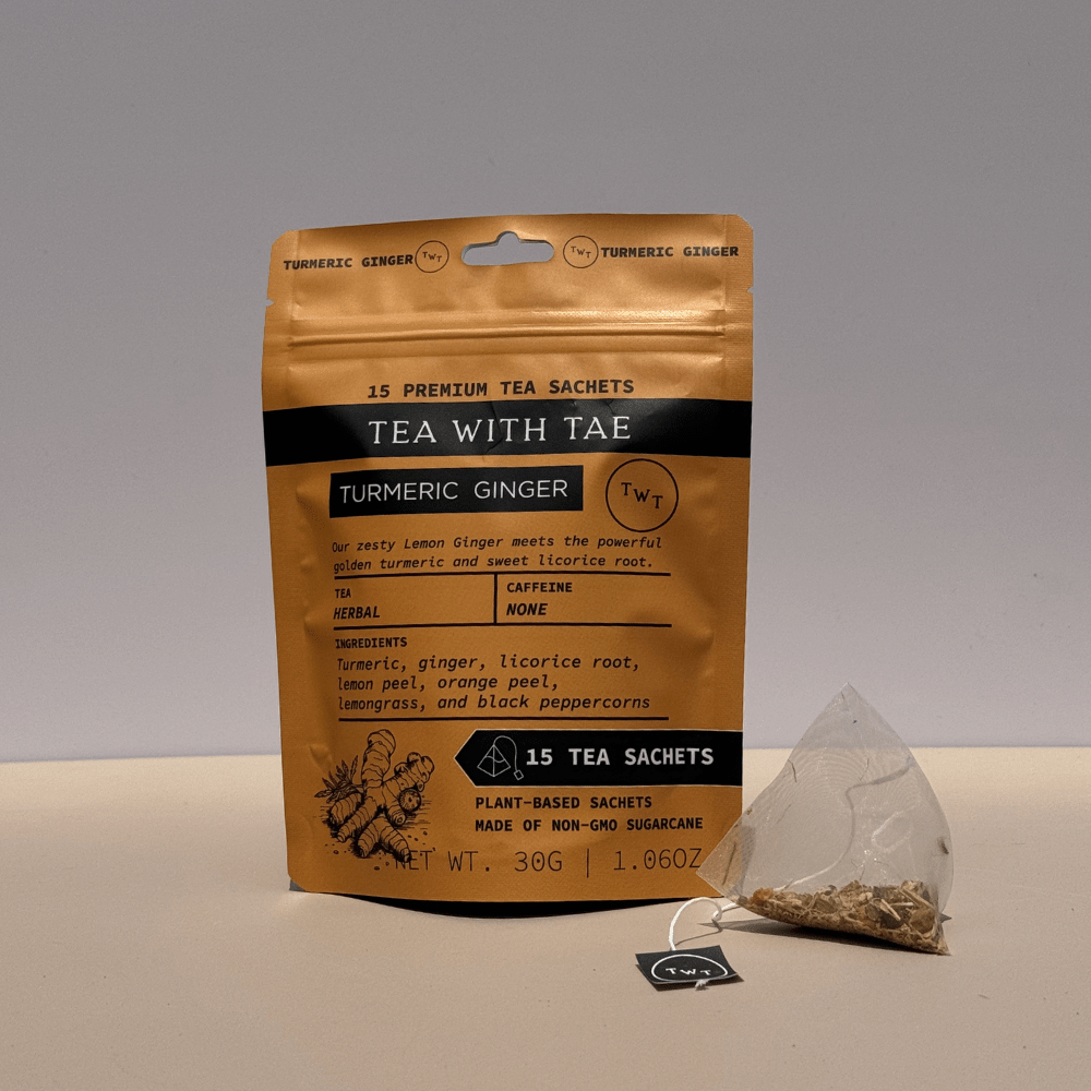 Turmeric Ginger Hot Tea  Pouch