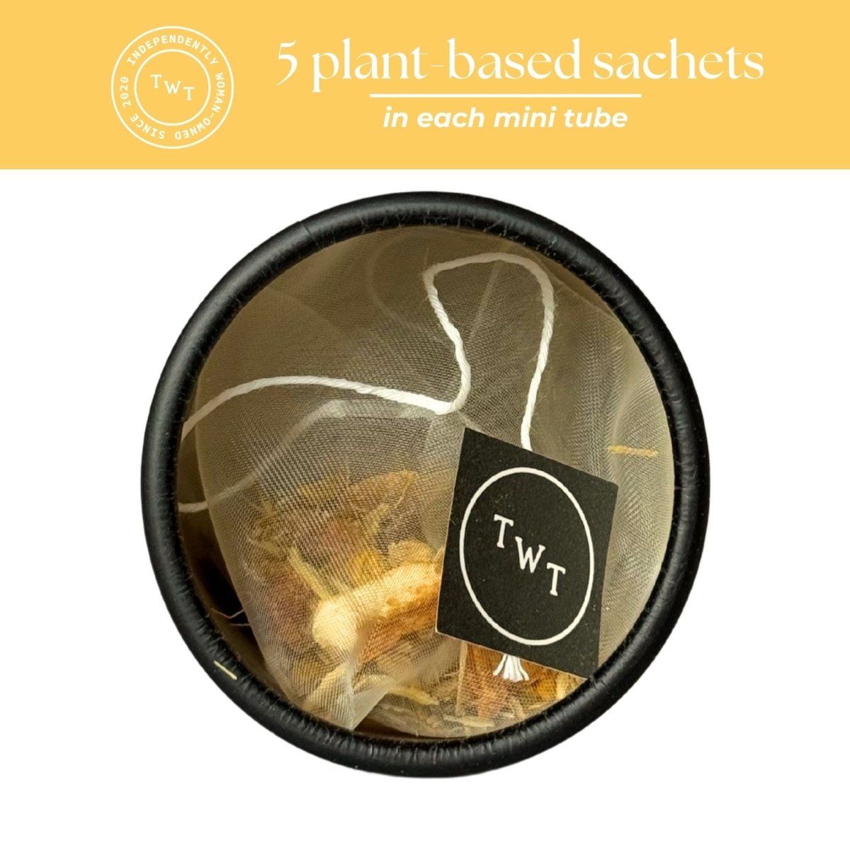 Turmeric Ginger Mini Tea Tube (5 tea bags)