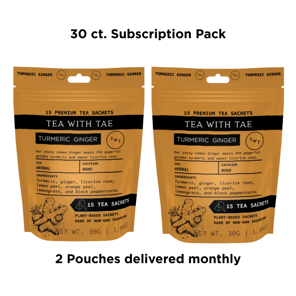 Turmeric Ginger Hot Tea  Pouch