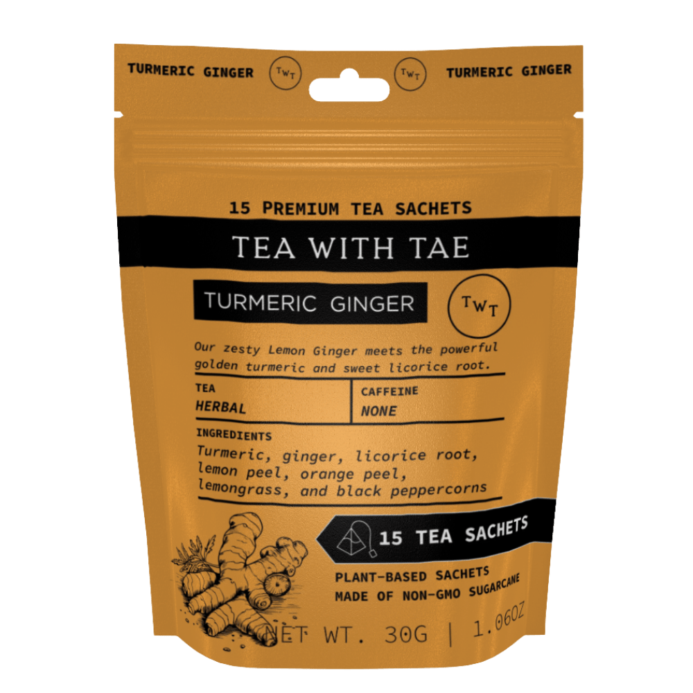Turmeric Ginger Hot Tea  Pouch