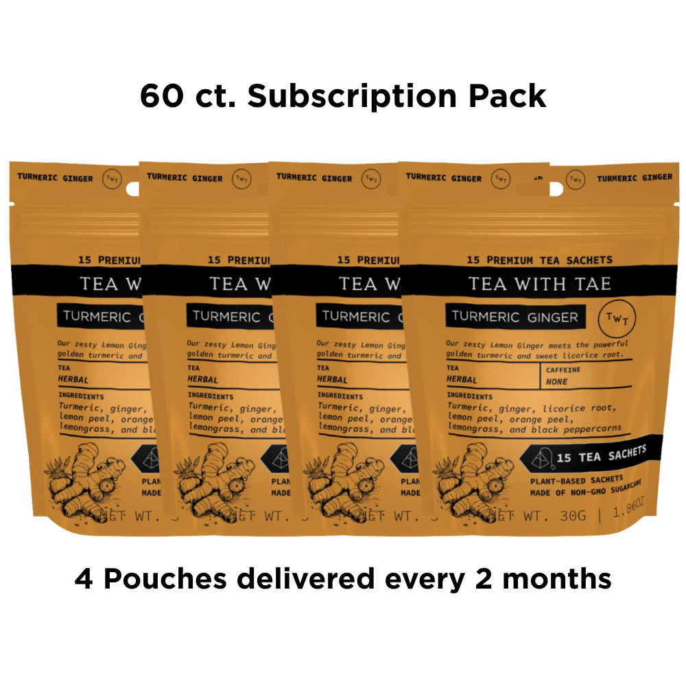Turmeric Ginger Hot Tea  Pouch
