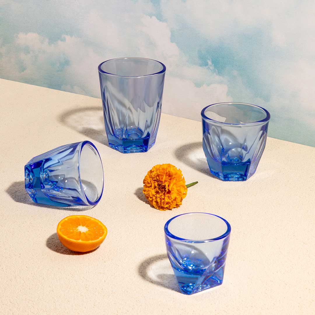Vero Cortado Glass (4.25oz) - Ocean Blue