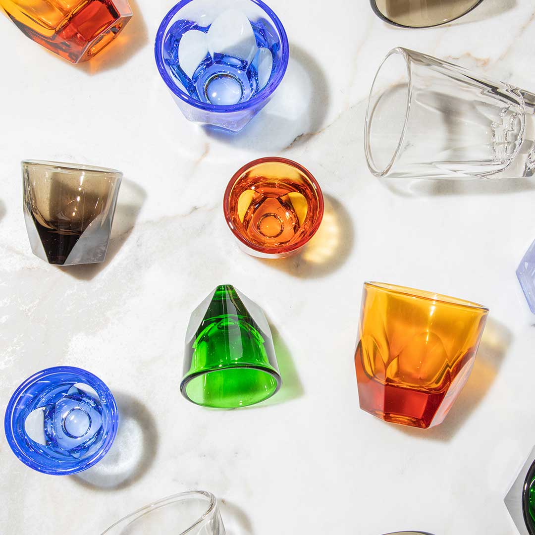 Vero Cortado Glass (4.25oz) - Amber