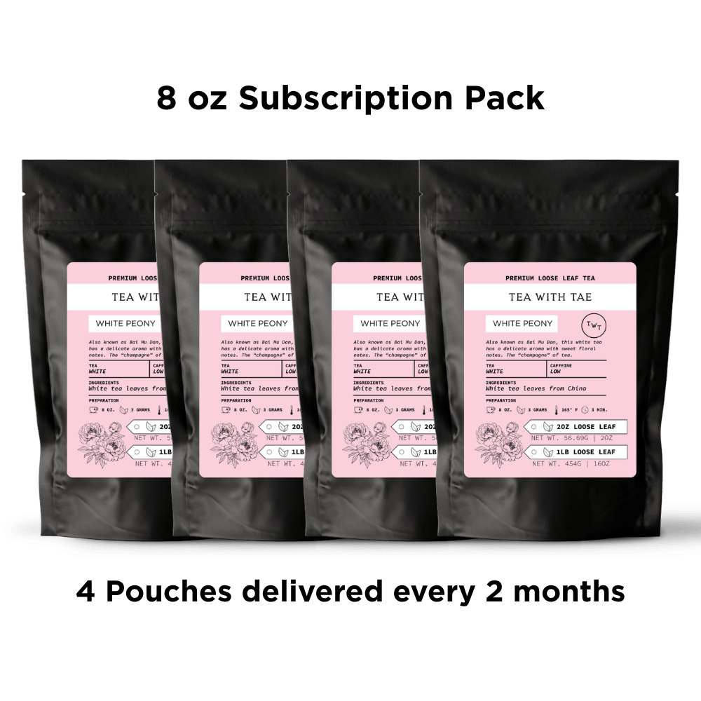 White Peony Loose Leaf Hot Tea Pouch (2oz. or 1lb.)