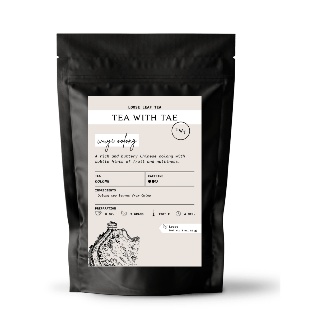 WuYi Oolong Loose Leaf Pouch